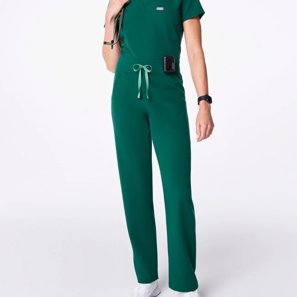 Figs NEW Hunter green scrubs bottom - Picture 3 of 3